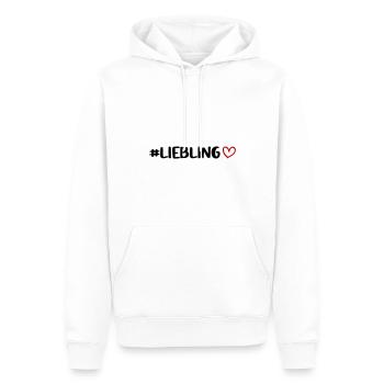 Liebling Herz - Männer Premium Bio Hoodie - Weiß - Vorne - Nico (187cm)