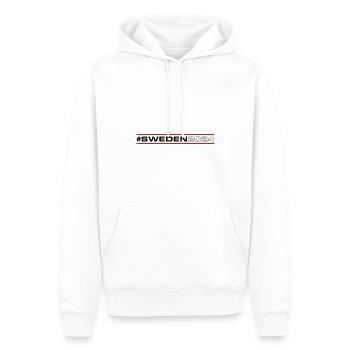 Suède 2024 - Sweat à capuche Premium bio Homme - blanc - Devant - Nico (187cm)
