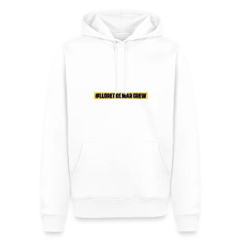 Lloret De Mar Crew - Männer Premium Bio Hoodie - Weiß - Vorne - Nico (187cm)