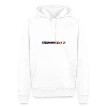 Équipage de Floride - Sweat à capuche Premium bio Homme - blanc - Devant - Nico (187cm)