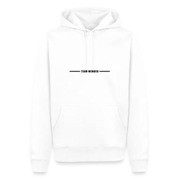Membres de l’équipe - Sweat à capuche Premium bio Homme - blanc - Devant - Nico (187cm)