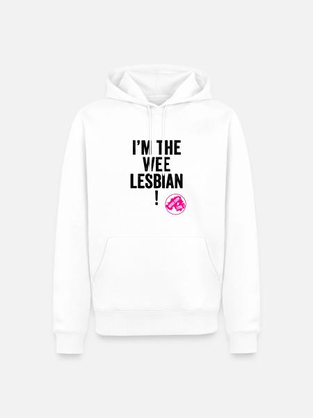 Derry Girls Wee Lesbe - Männer Premium Bio Hoodie - Weiß