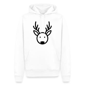 Groupe 3 - Sweat à capuche Premium bio Homme - blanc - Devant - Nico (187cm)