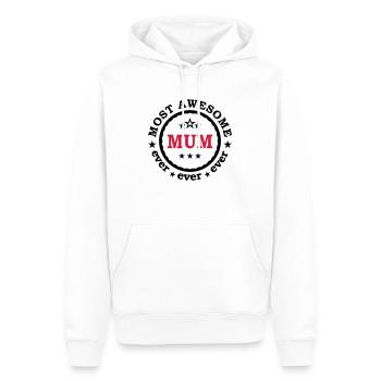 Beste Mutter ever Mutti Muttertag Mama Danke - Männer Premium Bio Hoodie - Weiß - Vorne - Nico (187cm)