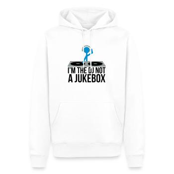 I'm the DJ not the jukebox - Men’s Premium Organic Hoodie - white - Front - Nico (187cm)