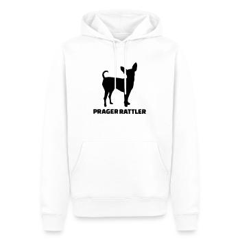 Prager Rattler - Männer Premium Bio Hoodie - Weiß - Vorne - Nico (187cm)