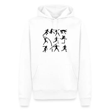 Decathlon - Men’s Premium Organic Hoodie - white - Front - Nico (187cm)