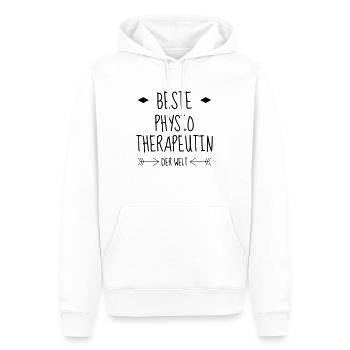 Krankengymnast / Krankengymnastin / Physio / - Männer Premium Bio Hoodie - Weiß - Vorne - Nico (187cm)