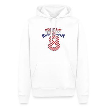 Kroatien 8. Geburtstag Sretan Rodendan 8 - Männer Premium Bio Hoodie - Weiß - Vorne - Nico (187cm)