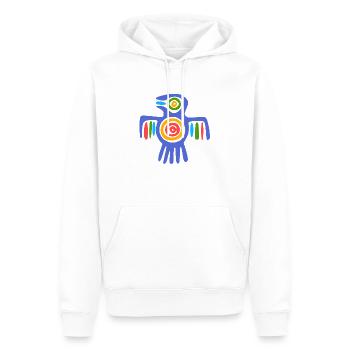 Inka Kultur, Lateinamerika - Männer Premium Bio Hoodie - Weiß - Vorne - Nico (187cm)