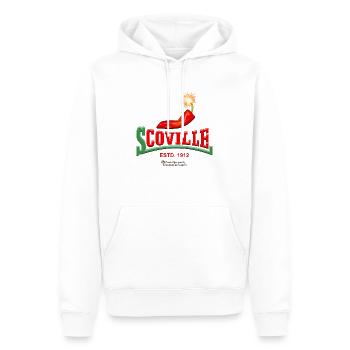 Scoville Chili Dynamit - Männer Premium Bio Hoodie - Weiß - Vorne - Nico (187cm)