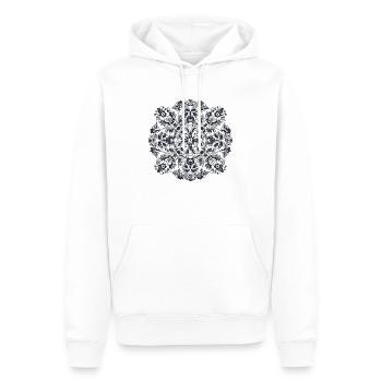 Portugiesisches Mandala - Männer Premium Bio Hoodie - Weiß - Vorne - Nico (187cm)