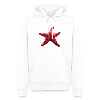 Seesterne sind auch Raubtiere - Männer Premium Bio Hoodie - Weiß - Vorne - Nico (187cm)