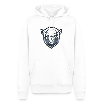 Armée, Guerre, Militaire, Uniforme, Force, Soldat Camouflage - Sweat à capuche Premium bio Homme - blanc - Devant - Nico (187cm)