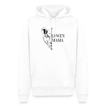 Löwenmama Mama Mutter Motiv Muttertag Geburtstag - Männer Premium Bio Hoodie - Weiß - Vorne - Nico (187cm)