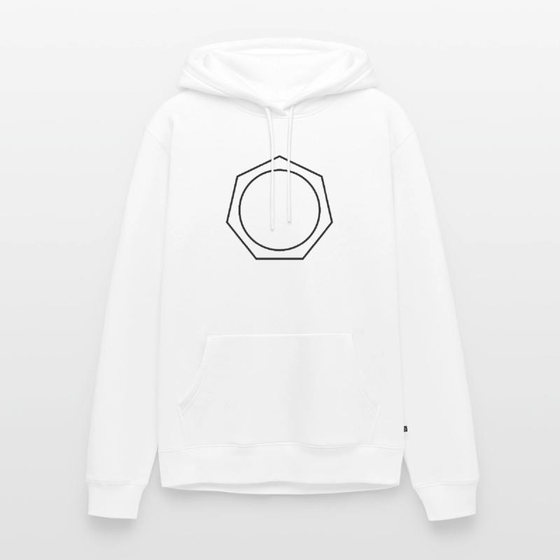 Kreis im Siebeneck oder Mutter Männer Premium Bio Hoodie