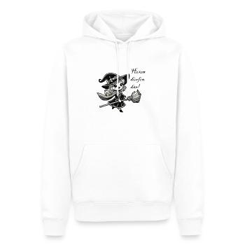Bande dessinée de sorcière - Sweat à capuche Premium bio Homme - blanc - Devant - Nico (187cm)