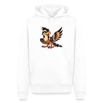 Arend-Wellen - Männer Premium Bio Hoodie - Weiß - Vorne - Nico (187cm)