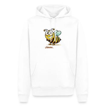 biene wespe tier - Männer Premium Bio Hoodie - Weiß - Vorne - Nico (187cm)