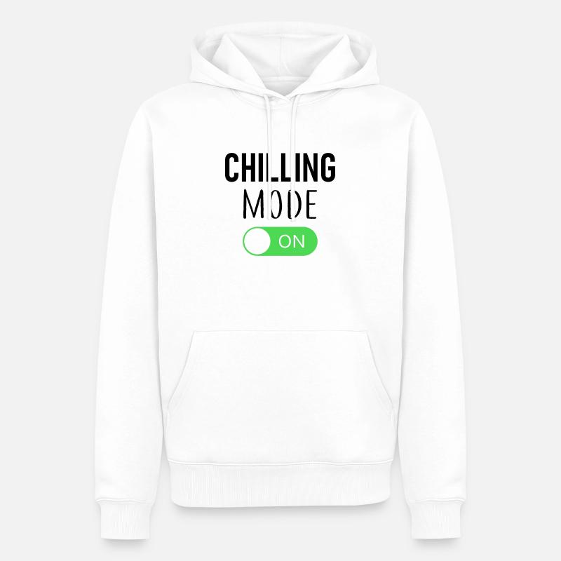 Mode refroidissement activé - Sweat à capuche Premium bio Homme - blanc