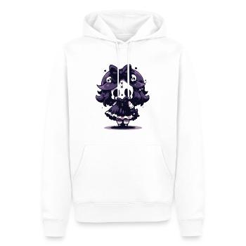 Süßes Halloween Skelett - Süßes Grusel-Design - Männer Premium Bio Hoodie - Weiß - Vorne - Nico (187cm)
