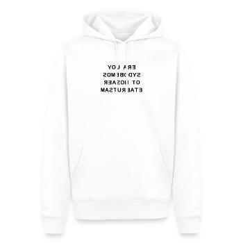 You are somebodys reason to masturbate - Männer Premium Bio Hoodie - Weiß - Vorne - Nico (187cm)