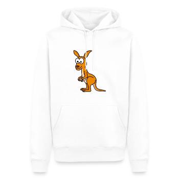 Kangaroo Comic - Männer Premium Bio Hoodie - Weiß - Vorne - Nico (187cm)