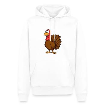 Truthan Comic Tier - Männer Premium Bio Hoodie - Weiß - Vorne - Nico (187cm)
