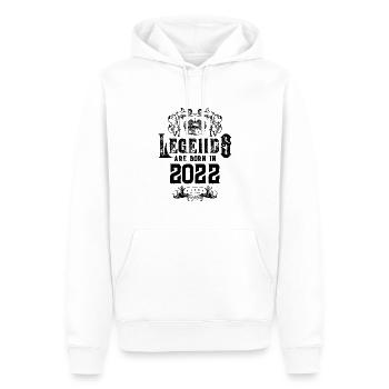 2022 legends geburtstag - Männer Premium Bio Hoodie - Weiß - Vorne - Nico (187cm)