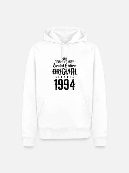 1994 limited edition - Männer Premium Bio Hoodie - Weiß