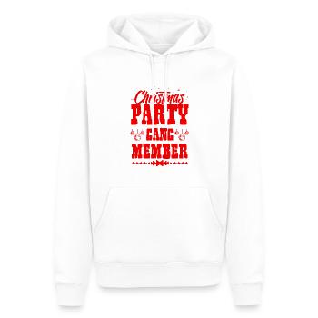 Christmas Party Gang Member - Männer Premium Bio Hoodie - Weiß - Vorne - Nico (187cm)