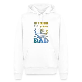 ski freund papa - Männer Premium Bio Hoodie - Weiß - Vorne - Nico (187cm)