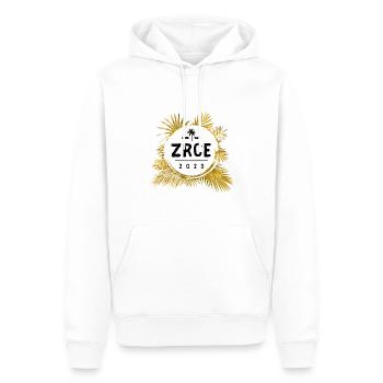 Zrce 2023 Bunt - Männer Premium Bio Hoodie - Weiß - Vorne - Nico (187cm)