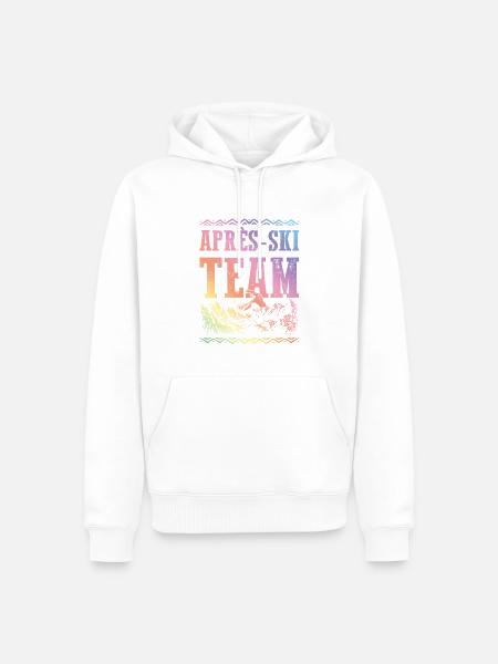 Après Ski Team - Männer Premium Bio Hoodie - Weiß