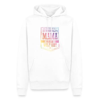 beste mama auf der welt - Männer Premium Bio Hoodie - Weiß - Vorne - Nico (187cm)