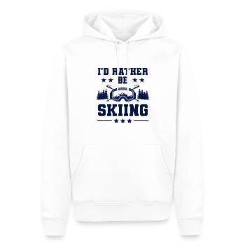 ski skiing - Männer Premium Bio Hoodie - Weiß - Vorne - Nico (187cm)