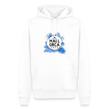 Mallorca 2023 Bunt - Männer Premium Bio Hoodie - Weiß - Vorne - Nico (187cm)