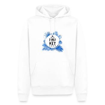Phuket 2023 Colorful - Men’s Premium Organic Hoodie - white - Front - Nico (187cm)