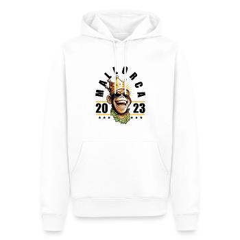 Mallorca 2023 König Party Malle - Männer Premium Bio Hoodie - Weiß - Vorne - Nico (187cm)