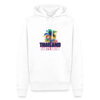 Thailand Party Crew Urlaub - Männer Premium Bio Hoodie - Weiß - Vorne - Nico (187cm)
