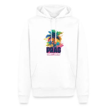 Vacances de l’équipage de la fête à Prague - Sweat à capuche Premium bio Homme - blanc - Devant - Nico (187cm)