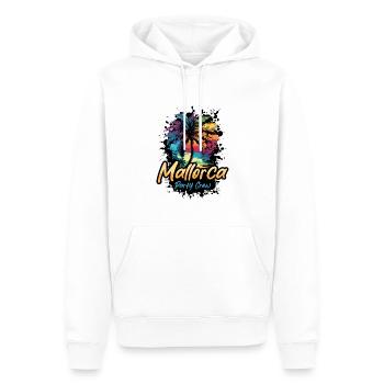 Mallorca Party Crew Urlaub - Männer Premium Bio Hoodie - Weiß - Vorne - Nico (187cm)
