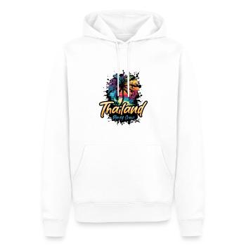 Thailand Party Crew Urlaub - Männer Premium Bio Hoodie - Weiß - Vorne - Nico (187cm)