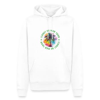Lloret De Mar Tour Urlaub Plame Bunt - Männer Premium Bio Hoodie - Weiß - Vorne - Nico (187cm)