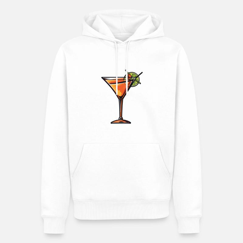 Limonade Drink - Männer Premium Bio Hoodie - Weiß