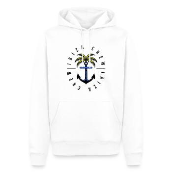 Palmier d’ancre d’équipage d’Ibiza - Sweat à capuche Premium bio Homme - blanc - Devant - Nico (187cm)