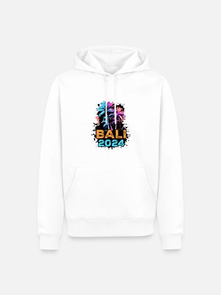 Bali 2024 Tour - Men’s Premium Organic Hoodie - white