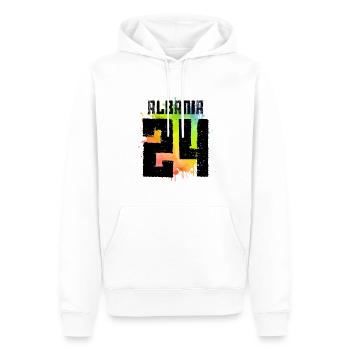 Albanien 24 Trikot 2024 - Männer Premium Bio Hoodie - Weiß - Vorne - Nico (187cm)