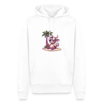 Stier Sommer Strand Urlaub - Männer Premium Bio Hoodie - Weiß - Vorne - Nico (187cm)