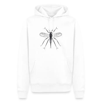 Mosquito - Men’s Premium Organic Hoodie - white - Front - Nico (187cm)